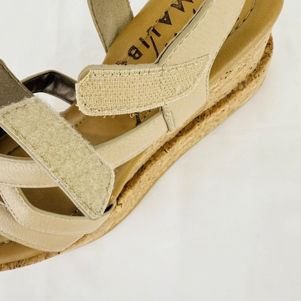Blowfish Malibu Platform Wedge Sandals Size 8.5 Strappy Ankle Comfort Casual